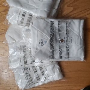 Boys white long/short sleeve pole shirts